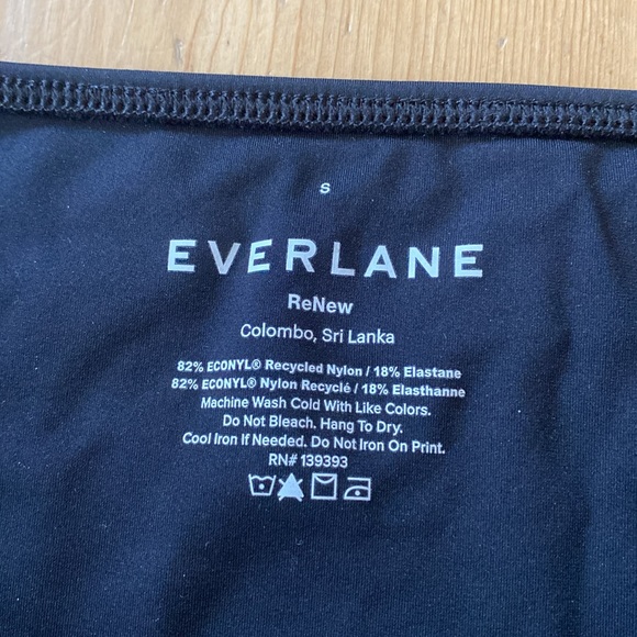 Everlane The High-Rise Hipster Bottom in Black Size Small - Picture 3 of 4